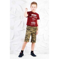 Камуфляжные,Котоновые бриджи для мальчиков..Размеры 134-164 см.Фирма S&D.Венгрия