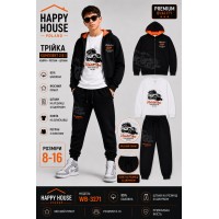  Cпортивные трикотажные костюмы тройки 95% хлопок,для мальчиков. Размеры 8-16,Фирма Happy House .Польша