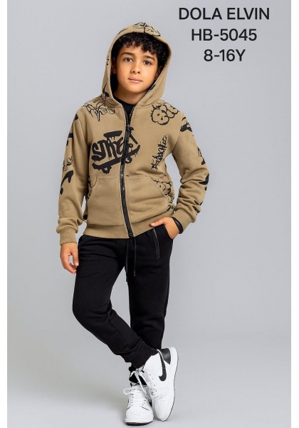 Cпортивные трикотажные костюмы 95% хлопок, двойки ,для мальчиков. Размеры 8-16.Фирма DOLA ELVIN.Польша