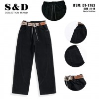 Чёрные.Джинсы wide leg.пояс-резинка. для мальчиков размеры 6-16.Фирма S&D.Венгрия