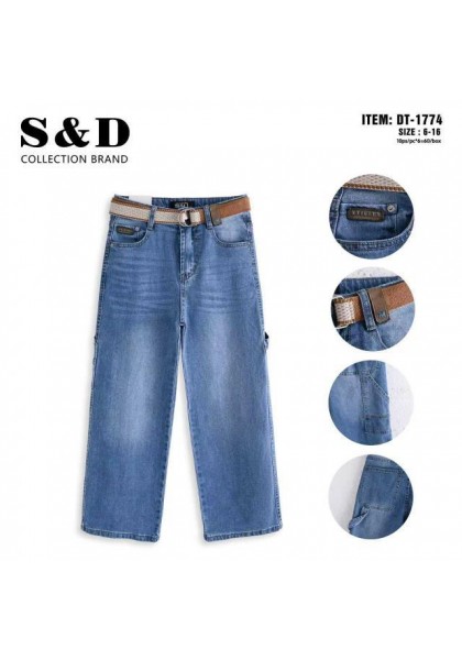 Джинси wide leg. для хлопчиків розміри 6-16. Фірма S&D.Угорщина