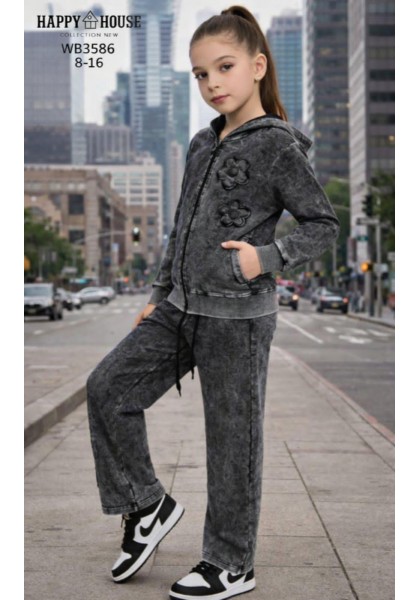 Т.сірі,костюми варьонка для дівчат,95%бавовна.Розмір 8-16.Фірма Happy House,Польща.  