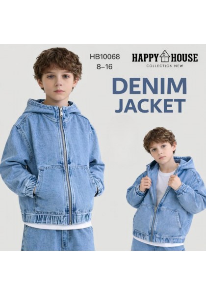 Стильна джинсова куртка для хлопчиків.Розмір 8-16. HAPPY HOUSE.Польща.  