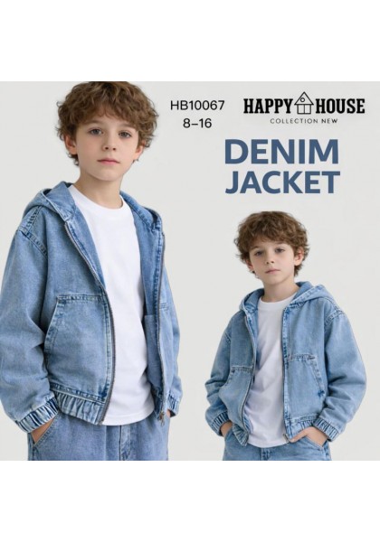 Стильна джинсова куртка для хлопчиків.Розмір 8-16. HAPPY HOUSE.Польща.  