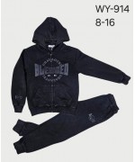 Чорні костюми варьонка,двійки для хлопчиків,95%бавовна.Розмір 8-16(140-170см).Фірма Happy House,Польща.  