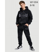 Чорні костюми варьонка,двійки для хлопчиків,95%бавовна.Розмір 8-16(140-170см).Фірма Happy House,Польща.   Фото 1