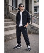 Чорні костюми варьонка,двійки для хлопчиків,95%бавовна.Розмір 8-16(140-170 см).Фірма Happy House,Польща.   Фото 1