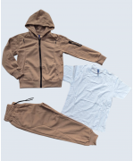 Cпортивні трикотажні костюми трійки для хлопчиків,щільна тканина LACOSTE 95 % бавовна . Розміри 8. Фірма DOLA ELVIN. Польща. Фото 1