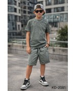 Літні костюми варьонка, для хлопчиків,двійки, шорти+футболка,95% бавовна.Розмір 8-16.Фірма Dola Elvin.Польща.  Фото 1