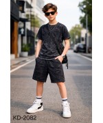 Літні костюми варьонка, для хлопчиків,двійки, шорти+футболка,95% бавовна.Розмір 8-16.Фірма Dola Elvin.Польща.  Фото 1