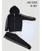 Cпортивні трикотажні костюми трійки для хлопчиків, 95 % бавовна . Розміри 8-16. Фірма DOLA ELVIN.Польща.