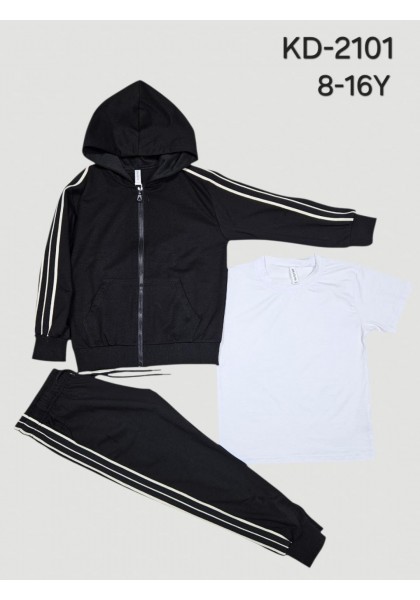 Cпортивні трикотажні костюми трійки для хлопчиків, 95 % бавовна . Розміри 8-16. Фірма DOLA ELVIN.Польща.