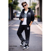 Cпортивні трикотажні костюми трійки для хлопчиків, 95 % бавовна . Розміри 8-16. Фірма DOLA ELVIN.Польща.  