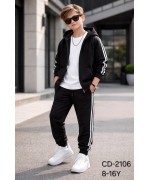 Cпортивні трикотажні костюми трійки для хлопчиків, 95 % бавовна . Розміри 8-16. Фірма DOLA ELVIN.Польща. Фото 1