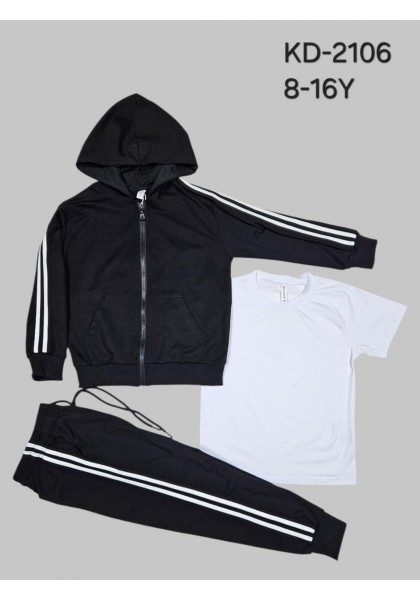 Cпортивні трикотажні костюми трійки для хлопчиків, 95 % бавовна . Розміри 8-16. Фірма DOLA ELVIN.Польща.