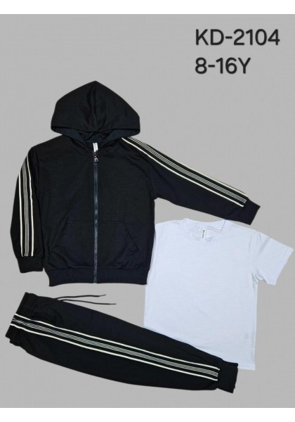 Cпортивні трикотажні костюми трійки для хлопчиків, 95 % бавовна . Розміри 8-16. Фірма DOLA ELVIN.Польща.