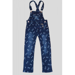 Джинсовые комбинезоны для девочек.Размер 140 см.Фирма GRACE,Венгрия