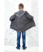 Парка демисезонная для мальчиков.Размеры134 см.Фирма GRACE.Венгрия