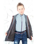 Парка демисезонная для мальчиков.Размеры134 см.Фирма GRACE.Венгрия