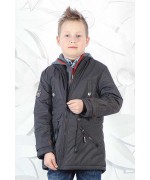 Парка демисезонная для мальчиков.Размеры134 см.Фирма GRACE.Венгрия