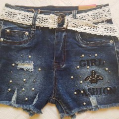 Джинсовые шортики для девочек, размеры 134-164 см, фирма GRACE, Венгрия