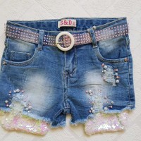 Джинсовые шортики для девочек, размеры 8-18, фирма S&D, Венгрия