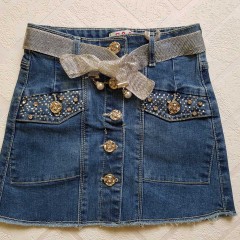 Джинсовые юбки для девочек, размеры 8-18, фирма S&D, Венгрия