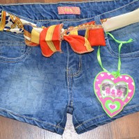 Джинсовые шортики для девочек,размеры 4-10,фирма S&D.Венгрия