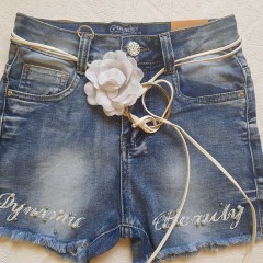 Джинсовые шортики для девочек, размеры 152 см, фирма GRACE, Венгрия