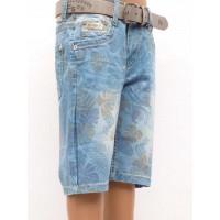 СУПЕР АКЦИЯ!Hawaiian summer!Джинсовые бриджи для мальчиков..Размеры 134,140,146 см.Фирма GRACE.Венгрия