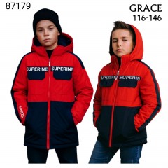 Куртка демисезонная для мальчиков .Размеры 116-146 см.Фирма GRACE.Венгрия