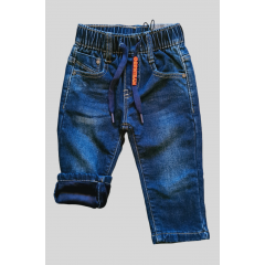 Синие,Утеплённые,ДЖИНСОВЫЕ брюки  для мальчиков .Размеры 1-5.Фирма S&D .Венгрия