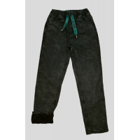 Чёрные,Утеплённые на меху,ДЖИНСОВЫЕ брюки   ,  для мальчиков .Размеры 146-170 см.Фирма DOLA ELVIN.Польша