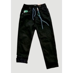 Чёрные,Утеплённые на флисе,ДЖИНСОВЫЕ брюки ,для мальчиков .Размеры 8-16,Фирма DOLA ELVIN.Польша