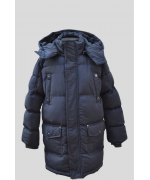 Зимняя удлинённая куртка  на меху,для мальчиков,размер 12,Фирма F&D.Венгрия