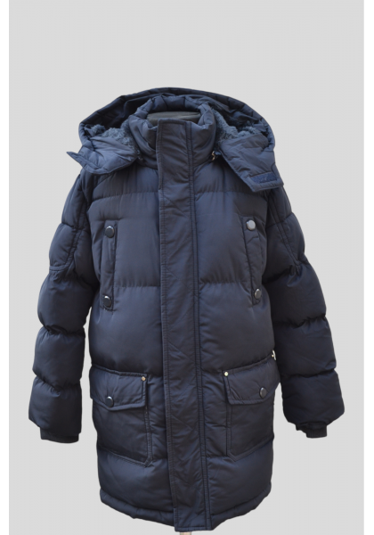 Зимняя удлинённая куртка  на меху,для мальчиков,размер 12,Фирма F&D.Венгрия