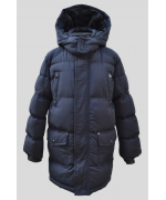 Зимняя удлинённая куртка  на меху,для мальчиков,размер 12,Фирма F&D.Венгрия Фото 1