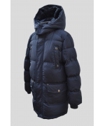 Зимняя удлинённая куртка  на меху,для мальчиков,размер 12,Фирма F&D.Венгрия