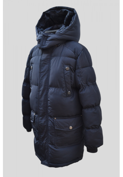 Зимняя удлинённая куртка  на меху,для мальчиков,размер 12,Фирма F&D.Венгрия