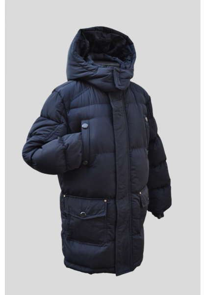 Зимняя удлинённая куртка  на меху,для мальчиков,размер 12,Фирма F&D.Венгрия