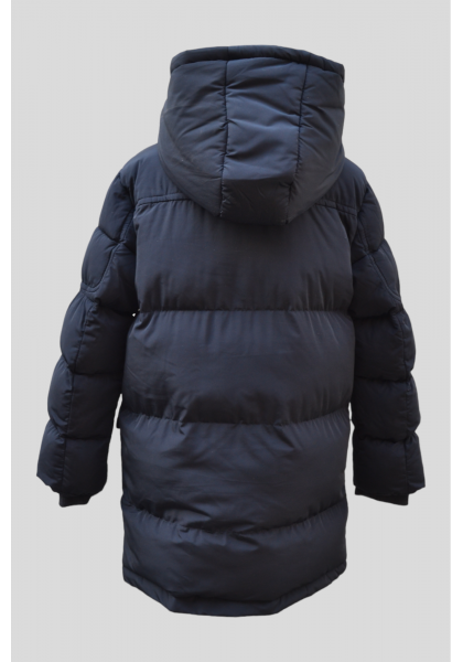 Зимняя удлинённая куртка  на меху,для мальчиков,размер 12,Фирма F&D.Венгрия